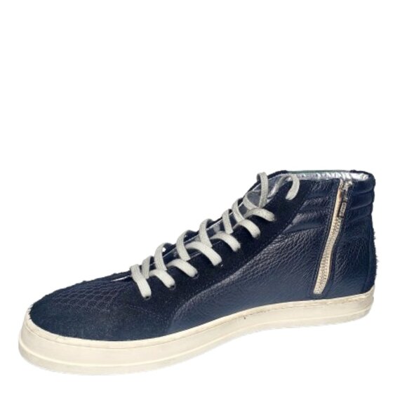 P448 Skate Suede & Leather High Top Green & Black Sneaker. Size 10.5/44 - Picture 11 of 11